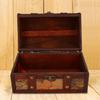 Ejoyous Vintage Wooden Treasure Chest, Handmade Jewelry Organizer Storage Box, European Style Versatile Decorative Keepsake Memory Treasure Chest,