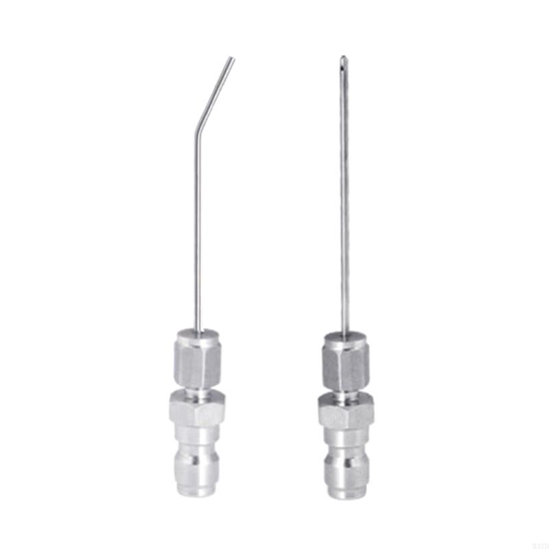 High Pressure Washer Nozzle for Washing Machine Air Conditioner Cleaning 1/4 Quick Stainless Steel Wand M4YD