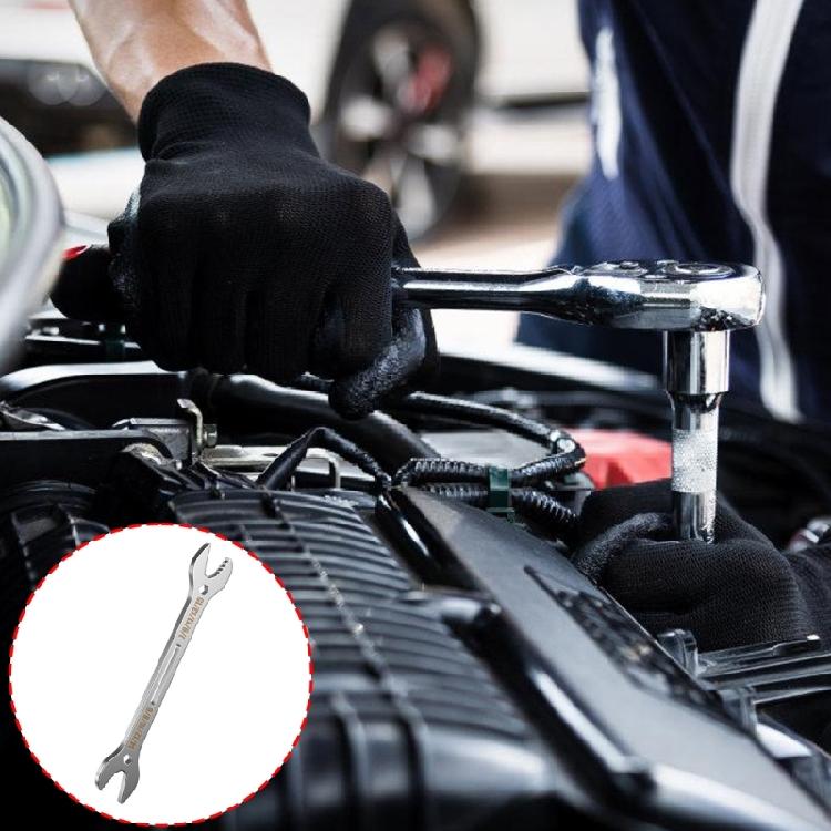 Double Head Wrench 45# Steel Spanner Hand Tool Adjustable Size Ranging For Long Time Use in Various Applications