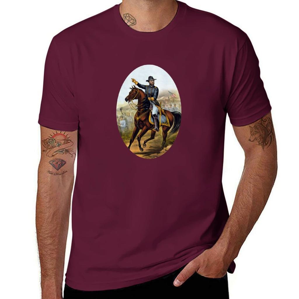 General US Grant  Our Old Commander Tshirt Aesthetic clothing new edition quickdrying plain white t shirts men