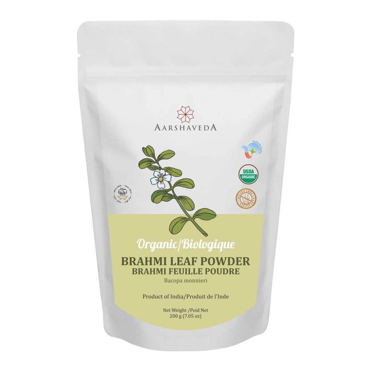 

Брахмі (200 г), Brahmi Leaf Powder, Aarshaveda
