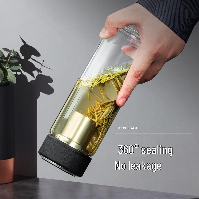 Wanxiang Portable Single-Layer Glass Water Bottle