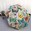 1pc Butterfly Pattern Automatic Open/close Umbrella, 8-Rib Sturdy Structure, Artistic Pattern, Compact Design, Fashion Lovers L042