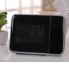 1Pc  Technology Weather Station Projection Clock Creative Time Projection LED Color Perpetual Calendar Weather Display Electronic Alarm Clock