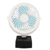 5in Cordless Fan Rechargeable Desk Fan Battery Powered Small Electric Fan with 2 USB Charging Ports