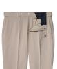 MUSINSA STANDARD Relaxed Tapered Hidden Banding Crop Slacks [Beige]