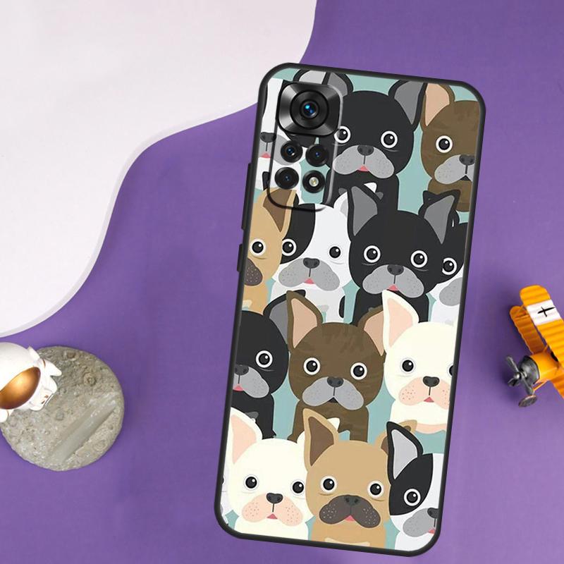 French Bulldog Case For Xiaomi Redmi Note 14 13 Pro 12 9 10 11 Pro 10S 11S 12S Redmi 14C 13C 10C 12C Cover