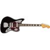 Squier by Fender Electric Guitar Classic Vibe '70s Jaguar®, Laurel Fingerboard, Black with Soft Case