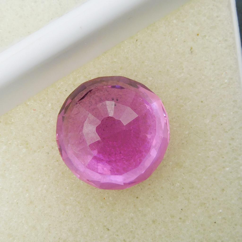 Pink Earring Sapphire Best 16.65 Ct Natural Round Cut CERTIFIED Loose Gemstone