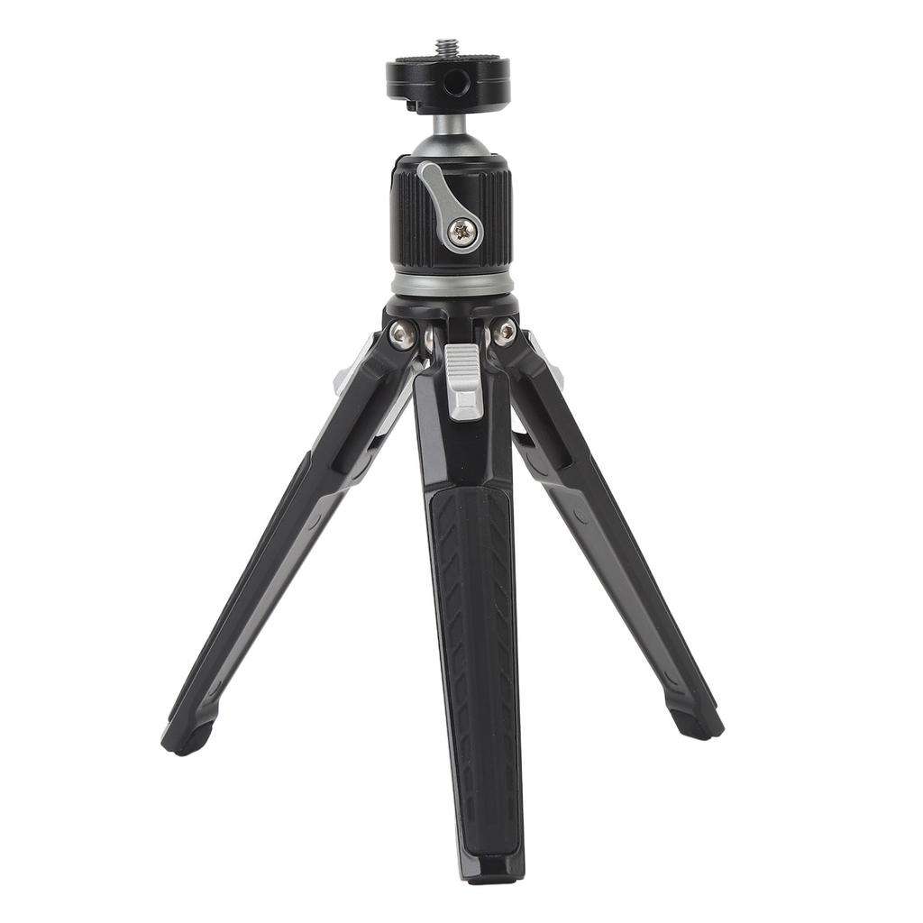 Tabletop Tripod 360 Degrees  Rotating Ball Head 4kg Load Capacity 14 Inch Screws Anti Slip Aluminum Alloy