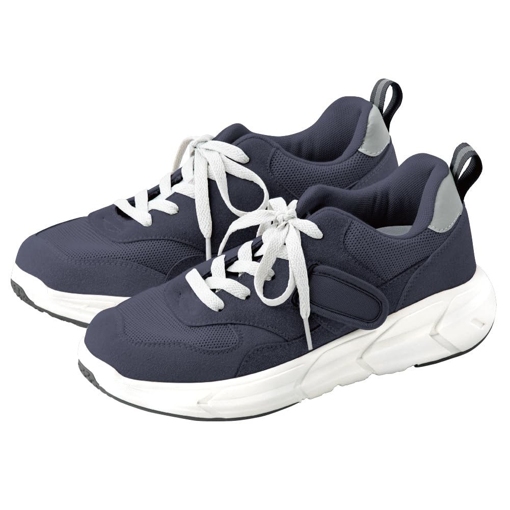 

Alphax Women s Doctor s Valgus Support Sneakers, Navy, Size L (24.0-24.5cm)