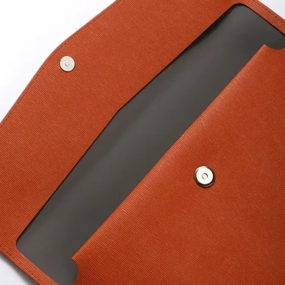 A4 Business Folder PU Leather Document Pouch Portable Storage Bag School and Office Supplies