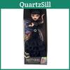Wednesday Addams 9 Zoll PVC-Puppe mit Schuluniform und dunklem Stil Dekor