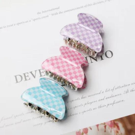 3pack Hair Clip Daisy Acrylic Plastic Small Hair Claw For Women Girls Fashion Gold Crab For Hair Tins Clamps Hair Accessories