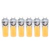 6PCS GY6.35 Bulb 5W COB Light Bulb 500lm Silicone Ceiling Lamp Bulb for Living Room