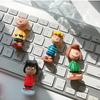 Hot 12Pcs Cartoon Snoopy Charlie Sally Woodstock Kawaii Anime Mini Figure Model Toys Cake Decoration Peopl Collection Props Gift