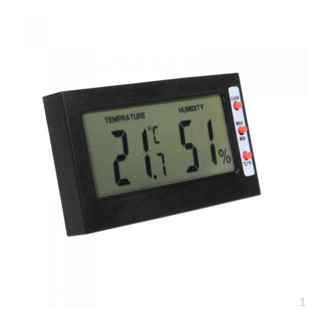 Mini Digital LCD Indoor Temperature Humidity Meter Hygrometer