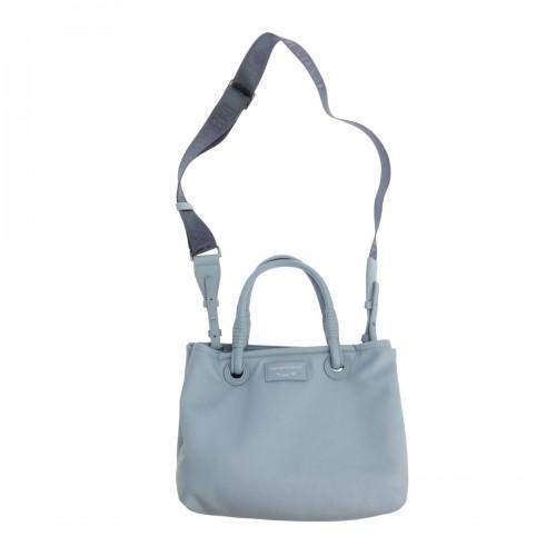 Emporio Armani Logo Faux Fur Lined Shopper Bag