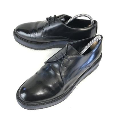 Italien Sax Schuhe Geheimer Absatz Leder Plain-Toe Stiefel 39 24.5 Schwarz Kleiderschuhe(GEBRAUCHT)