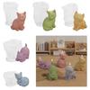 3D Pet Cat Candle Mold DIY Crafts Plaster Resin Mold Funny Animal Figurines Molds  Party Favors