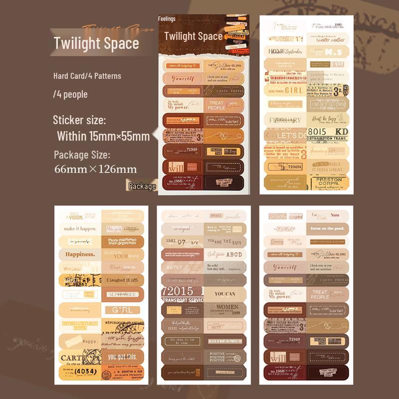 Yi Niao European Retro Journal Decorative Sticker Pack