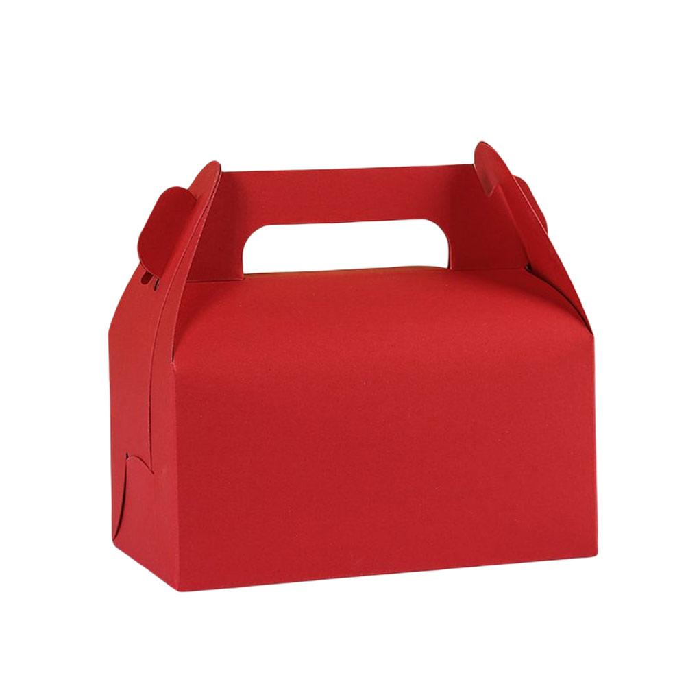 Cake Storage Box with Handles Party Boxes Food Snacks Gifts Packaging Case Egg Tart for Home Restaurant Bakery