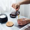 HARIO Electric Coffee Siphon for 3 Cups Practical Capacity 360mL Black Electric Siphon Compact HARIO Glass ECA-3-B