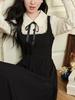 2025 Autumn Preppy Two-Piece Shirt Dress: Long Sleeve Slimming Skirt for a Fashionable, Age-Reducing Look