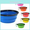 Bol Portable Pliable pour Chien 350ml Pour Voyage en Couleurs Vives Pour Nourriture et Eau