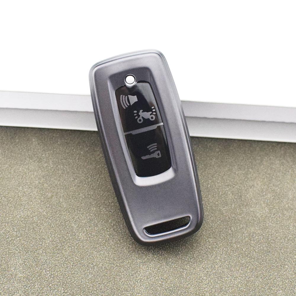 3 Buttons Gun Grey TPU Shell Fob for HONDA PCX160 VISION SH350 PCX 160 Motorcycle Remote Keyless Protector Holder Key Case Cover