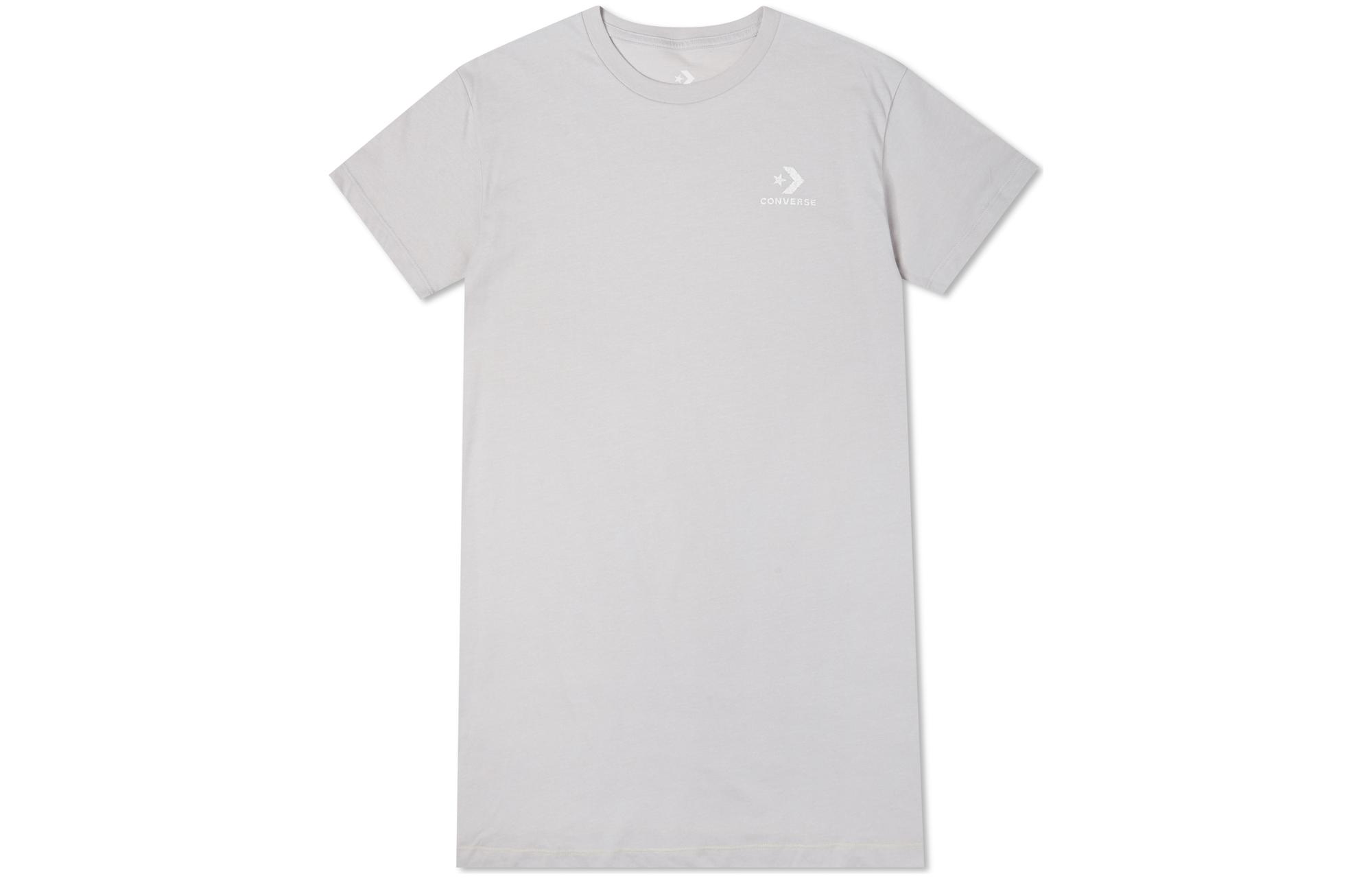 Converse Short Sleeved Dress Women s Gray 10023907-A01 S