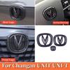 For Changan UNI-T UNIT Accessories 2020 2022 2023 Car Steering Wheel Logo Front Rear Logo Sticker Decor Cover Trim Anti Scratch