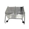 Sundries Storage Box Transparent Visible 360 Degree Rotatable Desktop Case Modern Storage Dividing Grid Vertical Storage Box