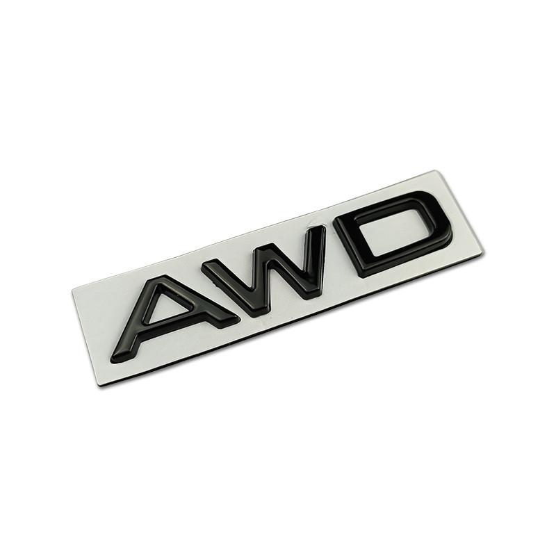 AWD Logo Car Rear Trunk Badge Whole Body Emblem Sticker for Lexus Nx200t Ct200h Lm Rx Gs 570 Gx Rx350 Gx470 Es350