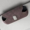 Leather Car Sun Visor Glasses Box Sunglasses Storage Clip For Porsche Cayenne Panamera Macan 911 718 Taycan Boxster Cayman 918 XA2