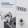 20pcs Fully Threaded Hex Coupling Nut Fully Threaded Coupling Nut  Machine Installation