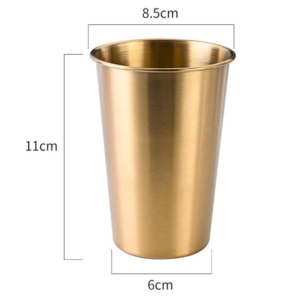 Resilient Stainless Steel Beer Cup Mug for Camping and Party 240 500ml