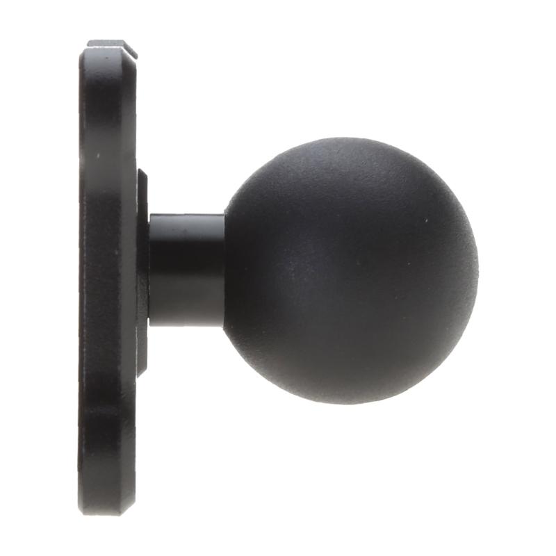 Aluminum Alloy Square Mounting Base with 1 Inch Ball for Head Mount for Zumo 400/450/500/550/660 Rider GPS for Motorcycl