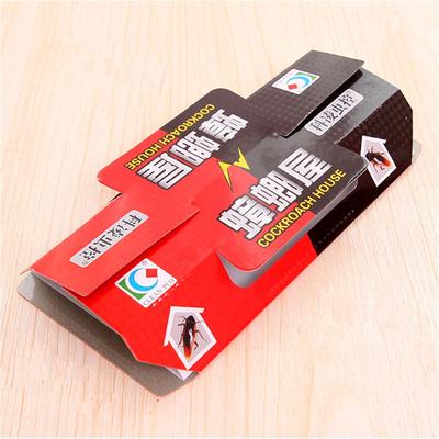 10Pcs Cockroach House Trap  Killing Strong Sticky Catcher Traps Insect