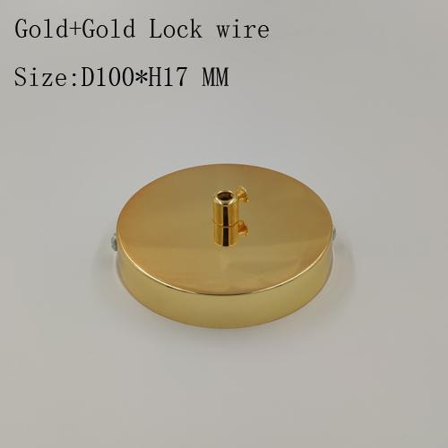 DIY Basis Vintage Rund 10cm Schwarz/Weiß/Silber Beleuchtungskörper Eisenarbeit