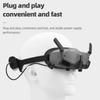For DJI Avata Goggles 2 Battery Power Supply Line Wear Resistance Flight Glasses Power Cable Battery Back Clip Drone Accessories