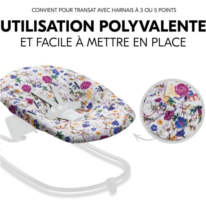 Housse Siège Bébé - HAUCK - H-71087-EN-000-S48 - Beige Floral - Coton - Respirante