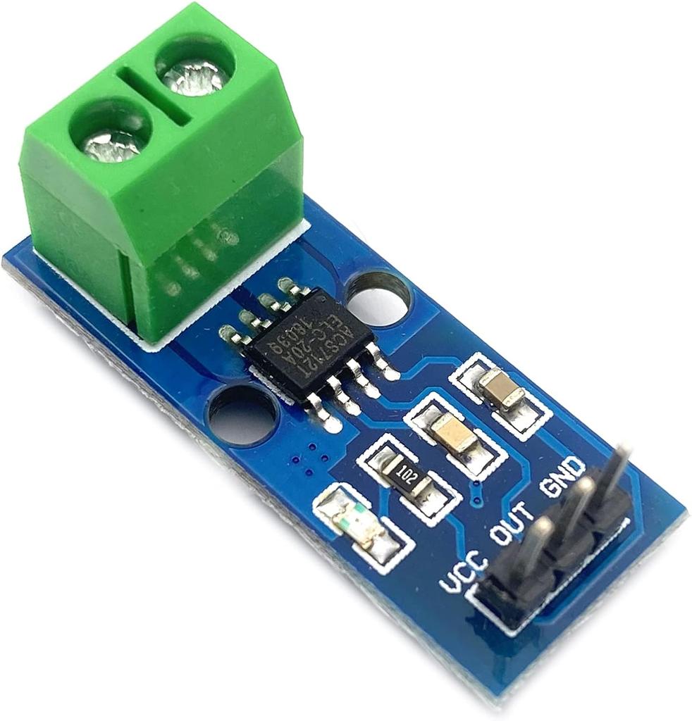 ACS712ELC 30A Current Sensor Module | High Measurement Capacity | Arduino Compatible | Ideal for Electronics and Robotics