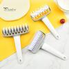 Multifunction 1 Set Pizza Dough Roller Cutter Baking Tool PP Lace Flat Rolling Pin Punch for Restaurant