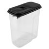 4QT Cereal Storage Container with Spout Lid Airtight Kitchen Organizer Clear Plastic Dry Goods