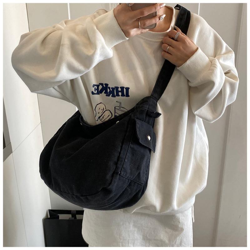 Denim Crossbody Female Literary Large Capacity Shoulder Bag Fashion Bag