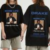 2026 Rapper Drake T-shirt Music Album More Life Graphic T-shirts Men's Women's Vintage Gothic Hip Hop Oversized T Shirts Streetwear