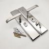 High quality, stainless steel security door lock panel handle and body,silent tongue,lock parts/accessories