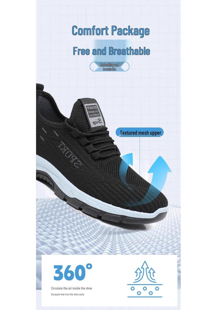 2026 Women's Fly Knit Breathable Casual Shoes - Lightweight, Soft Sole Sports Design for Couples