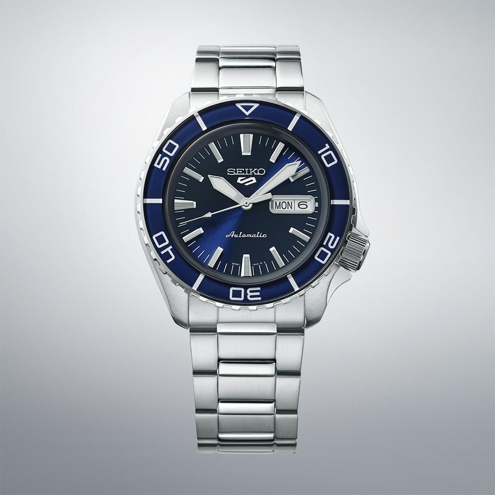 Seiko 5 Sports SKX Suits Style Men's Watch SBSA259 Black Stainless Steel 100m Water Resistant